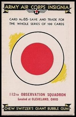 85 112th Observation Squadron